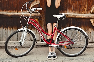 Велосипед Forward Evia 1.0 (26" 21ск.) женская рама