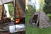 Походная печь для палатки Берег "Камин" Средняя